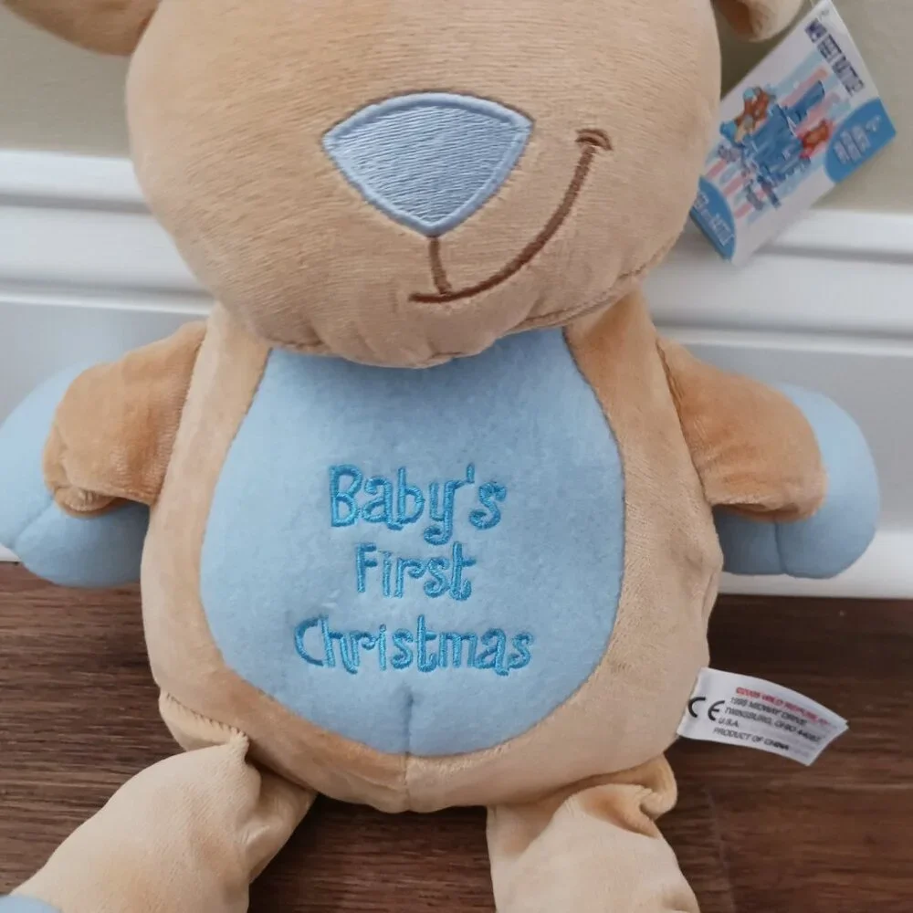 2006 Wild Republic Reindeer Baby's First‎ Christmas Plush Rattle Jr. Jungle New